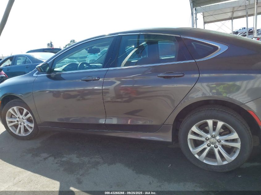 2015 Chrysler 200 Limited VIN: 1C3CCCAB1FN749363 Lot: 43268266