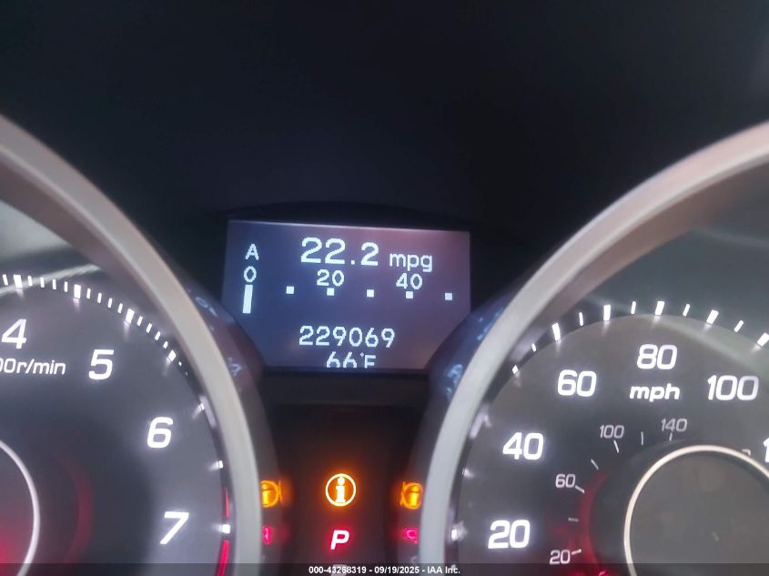 2012 Acura Tl 3.5 VIN: 19UUA8F29CA020348 Lot: 43268319