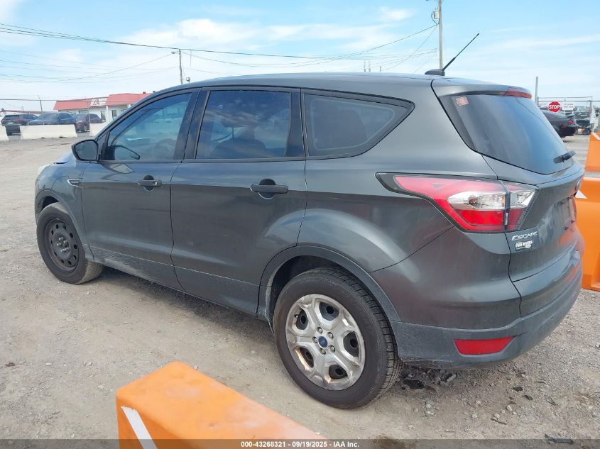 2017 Ford Escape S VIN: 1FMCU0F74HUA75497 Lot: 43268321