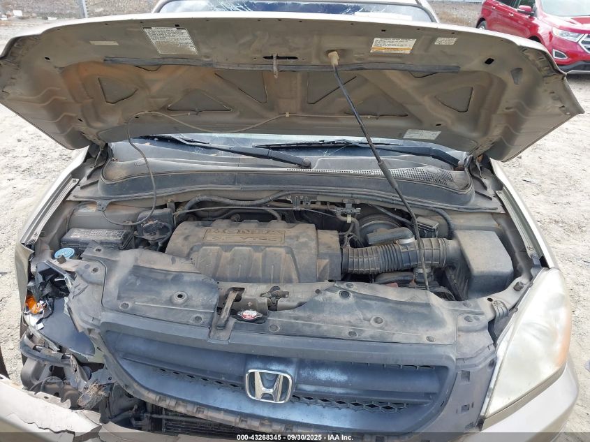 2005 Honda Pilot Ex-L VIN: 2HKYF18715H539164 Lot: 43268345