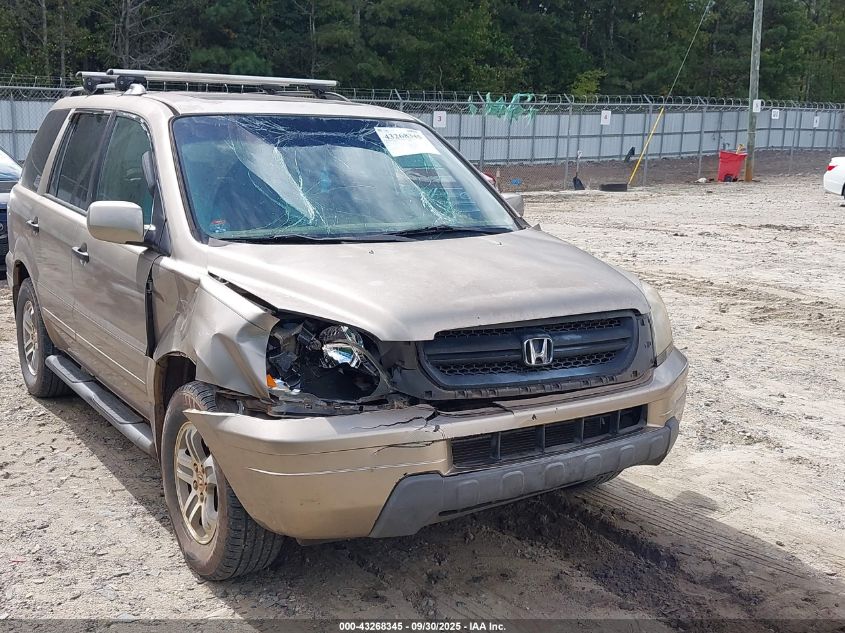 2005 Honda Pilot Ex-L VIN: 2HKYF18715H539164 Lot: 43268345