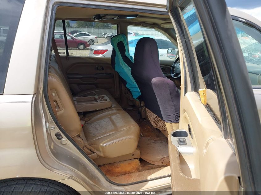 2005 Honda Pilot Ex-L VIN: 2HKYF18715H539164 Lot: 43268345