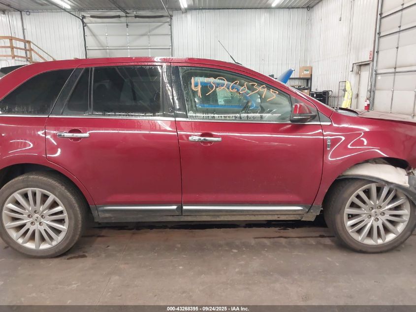 2013 Lincoln Mkx VIN: 2LMDJ8JK9DBL23092 Lot: 43268395