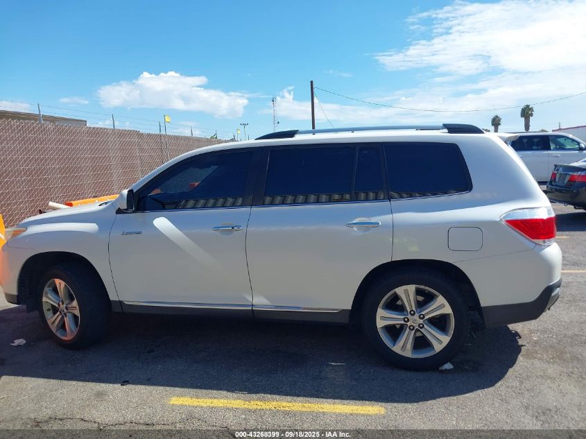 2013 Toyota Highlander Limited V6 VIN: 5TDYK3EH4DS089717 Lot: 43268399