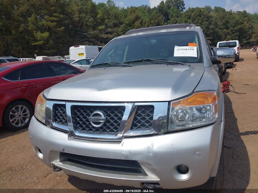 2008 Nissan Armada Le VIN: 5N1BA08D98N626878 Lot: 43268458