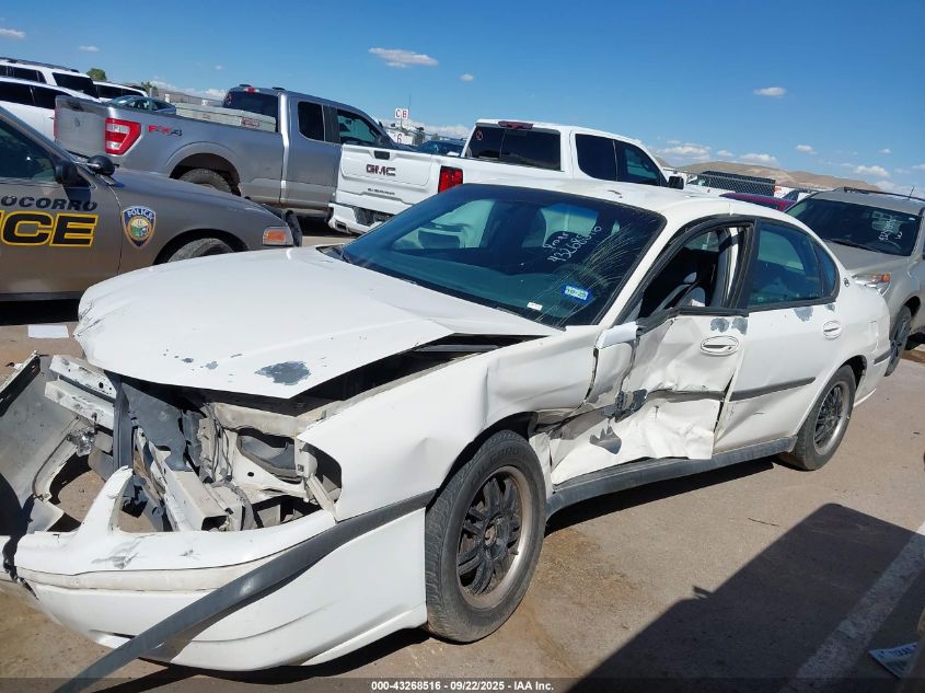 2002 Chevrolet Impala VIN: 2G1WF55E729296808 Lot: 43268516