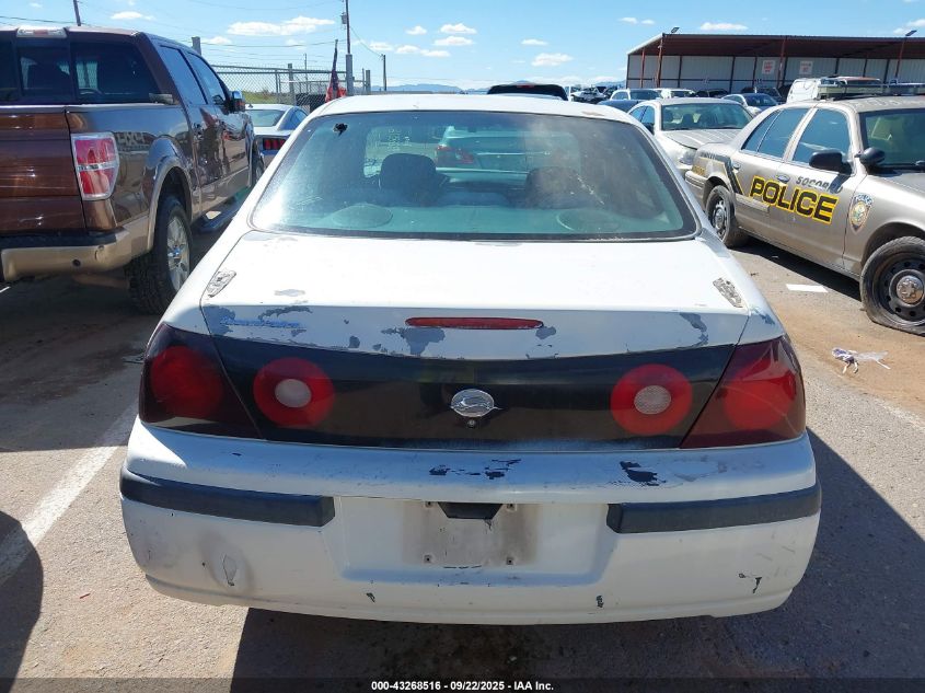 2002 Chevrolet Impala VIN: 2G1WF55E729296808 Lot: 43268516