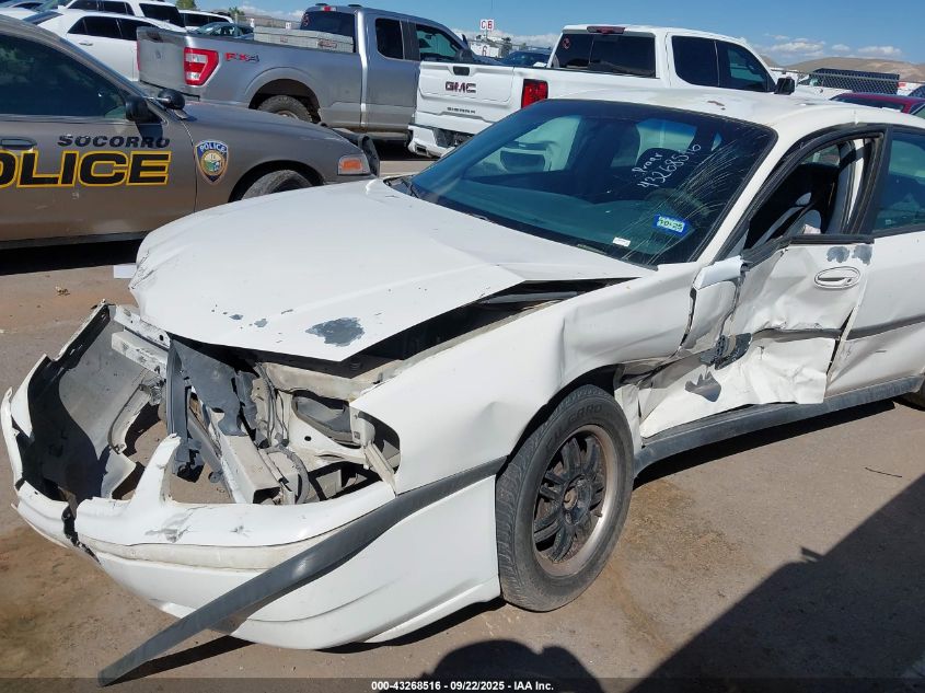 2002 Chevrolet Impala VIN: 2G1WF55E729296808 Lot: 43268516