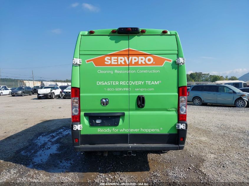 2023 Ram Promaster 3500 Cargo Van High Roof 159 Wb Ext VIN: 3C6MRVJG6PE514704 Lot: 43268574