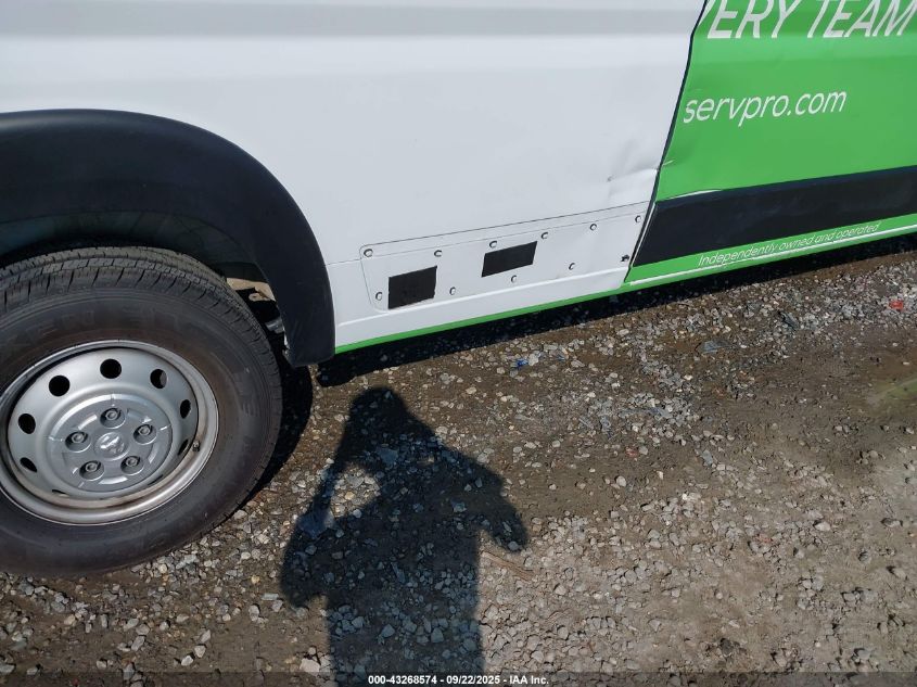 2023 Ram Promaster 3500 Cargo Van High Roof 159 Wb Ext VIN: 3C6MRVJG6PE514704 Lot: 43268574