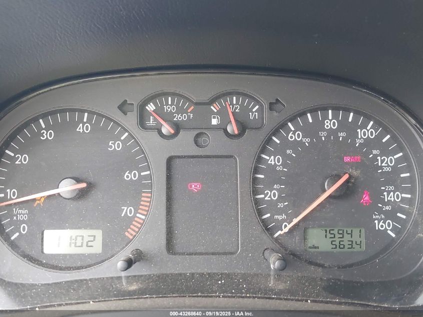 2005 Volkswagen Gti 1.8T VIN: 9BWDE61J854036635 Lot: 43268640