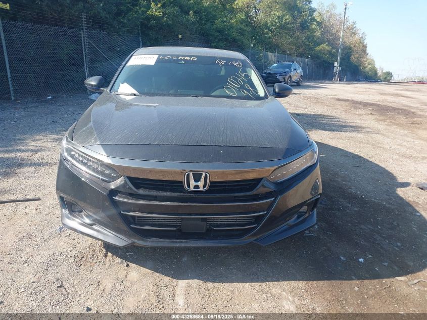 2022 Honda Accord Sport Special Edition VIN: 1HGCV1F41NA010215 Lot: 43268684