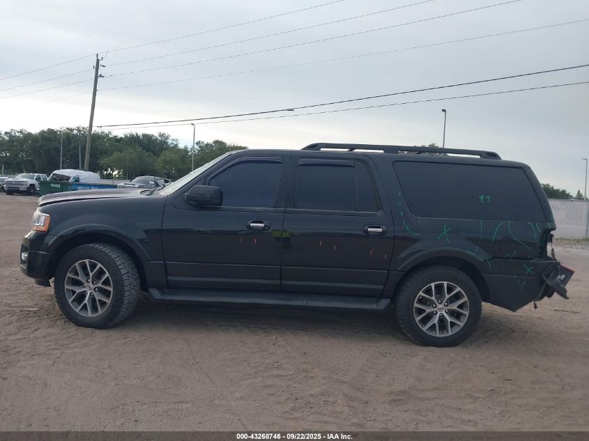 2015 Ford Expedition El Xlt VIN: 1FMJK1JT2FEF35660 Lot: 43268746