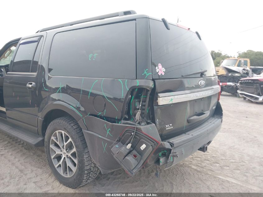 2015 Ford Expedition El Xlt VIN: 1FMJK1JT2FEF35660 Lot: 43268746