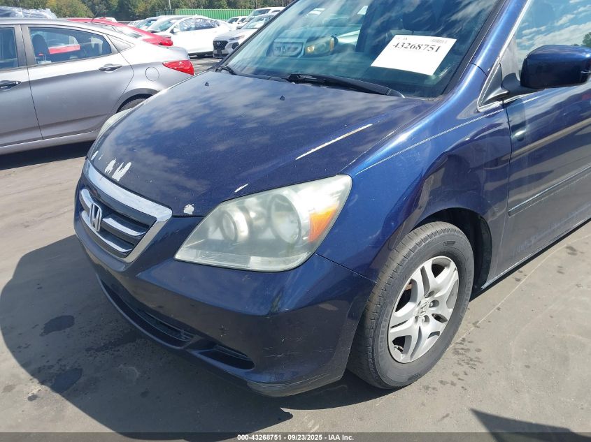 2006 Honda Odyssey Ex-L VIN: 5FNRL38676B032320 Lot: 43268751