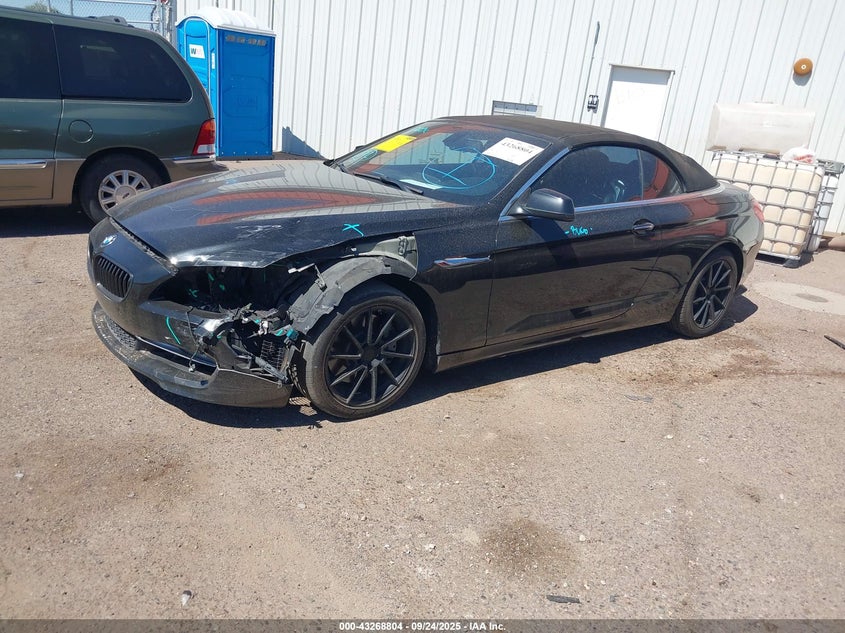 Vin: wbalw7c58cc618775, lot: 43763388, bmw 640i 20122