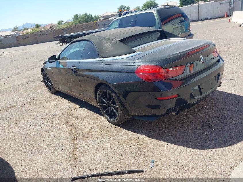 Vin: wbalw7c58cc618775, lot: 43763388, bmw 640i 20123