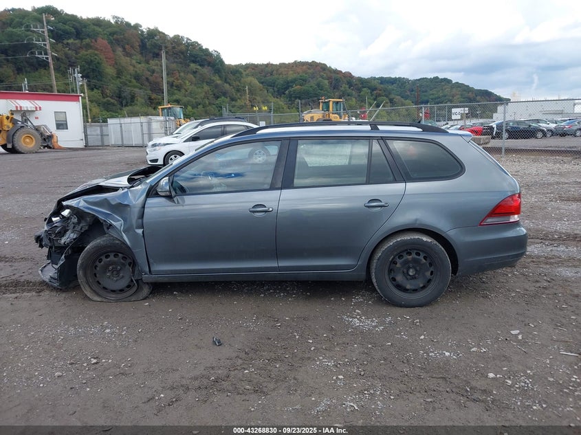 2014 VOLKSWAGEN JETTA SPORTWAGEN 2.5L S 3VWKP7AJ0EM625195