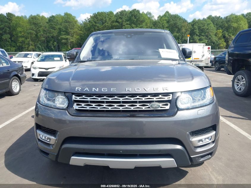 2017 Land Rover Range Rover Sport 3.0L V6 Supercharged Hse VIN: SALWR2FV8HA157532 Lot: 43268852