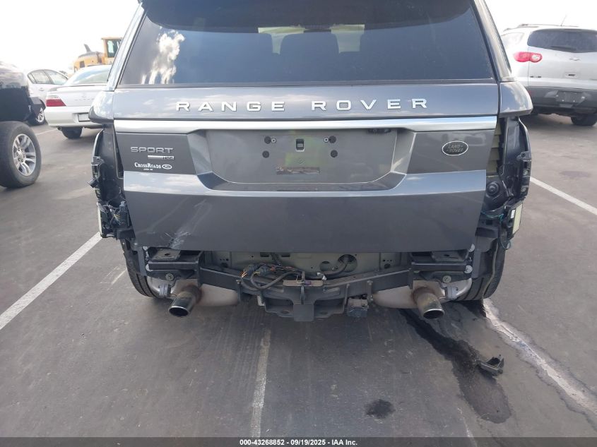 2017 Land Rover Range Rover Sport 3.0L V6 Supercharged Hse VIN: SALWR2FV8HA157532 Lot: 43268852