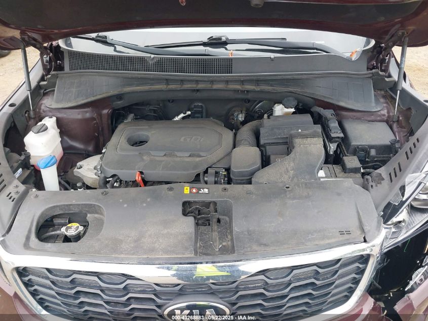 2020 Kia Sorento 2.4L Lx VIN: 5XYPGDA34LG642178 Lot: 43268883