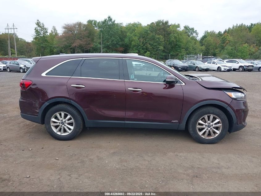 2020 Kia Sorento 2.4L Lx VIN: 5XYPGDA34LG642178 Lot: 43268883