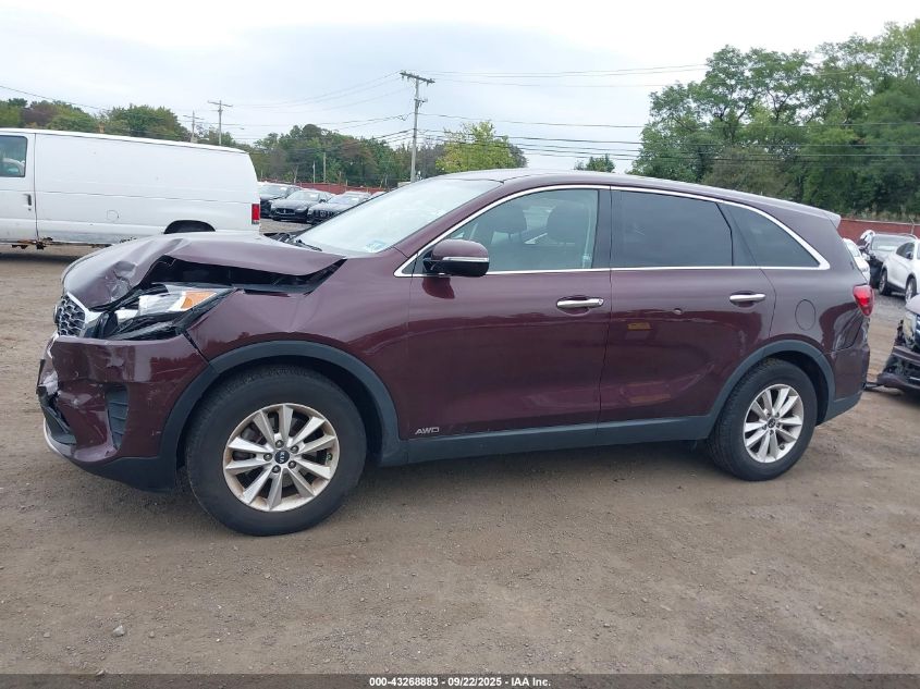 2020 Kia Sorento 2.4L Lx VIN: 5XYPGDA34LG642178 Lot: 43268883