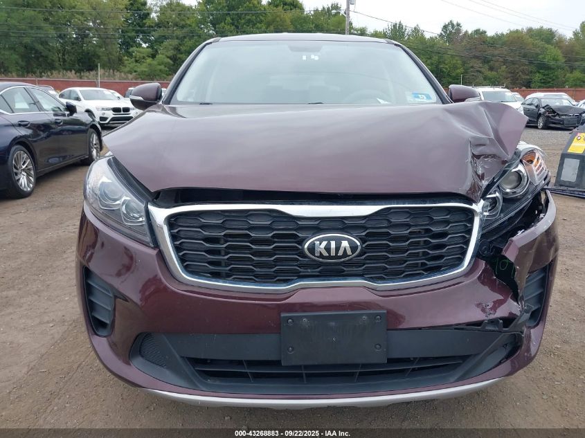 2020 Kia Sorento 2.4L Lx VIN: 5XYPGDA34LG642178 Lot: 43268883