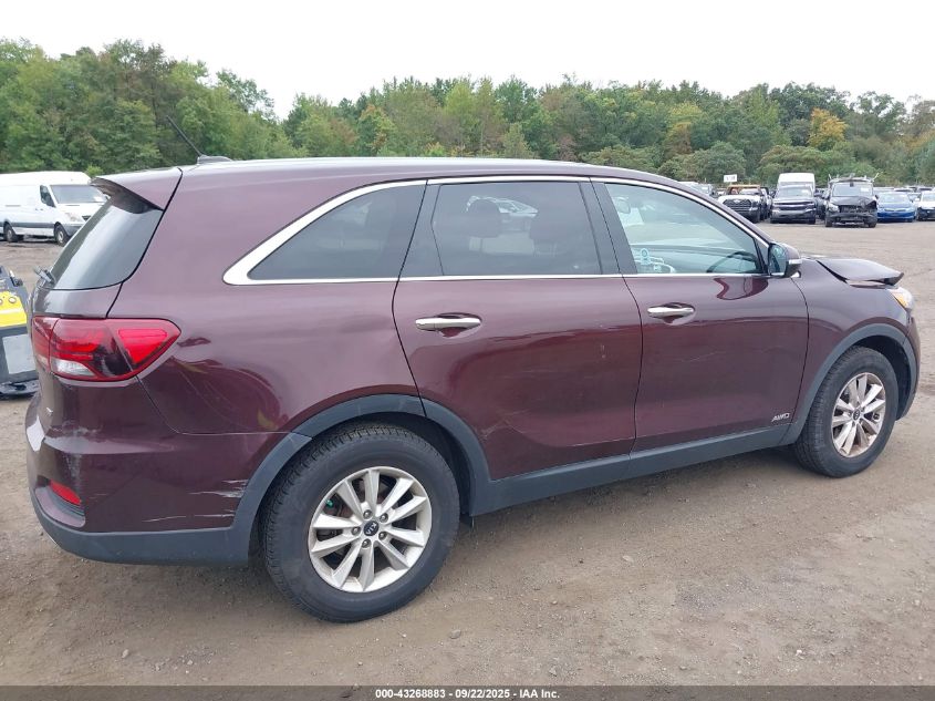 2020 Kia Sorento 2.4L Lx VIN: 5XYPGDA34LG642178 Lot: 43268883