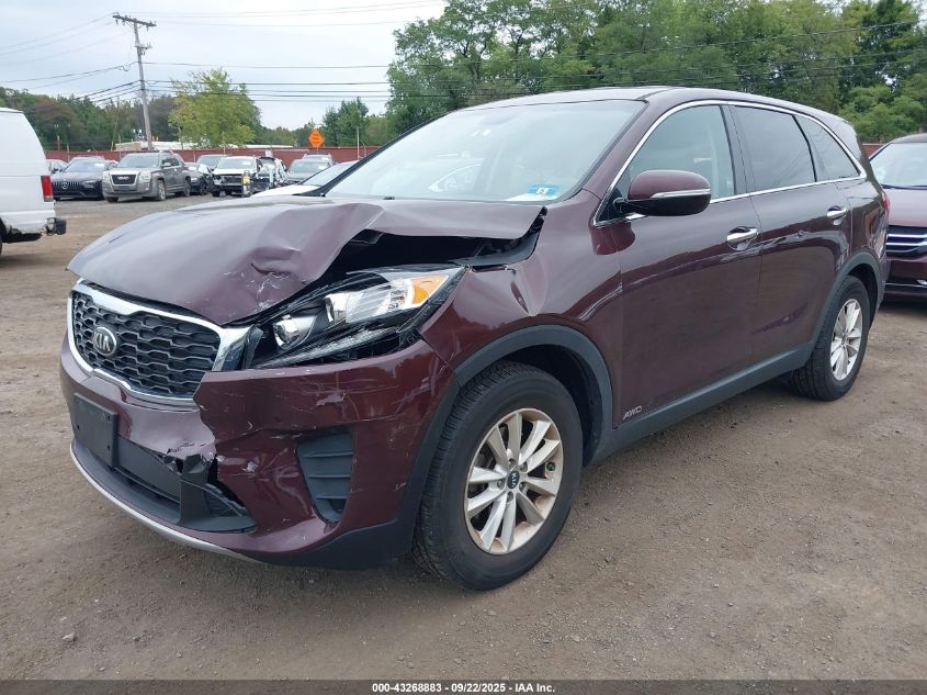 2020 Kia Sorento 2.4L Lx VIN: 5XYPGDA34LG642178 Lot: 43268883