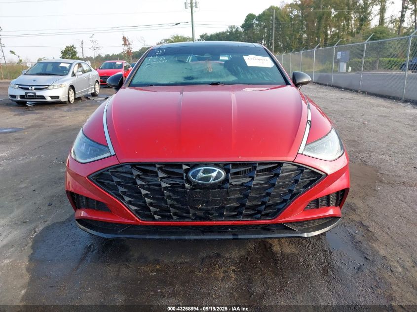 2020 Hyundai Sonata Sel Plus VIN: 5NPEJ4J22LH041537 Lot: 43268894