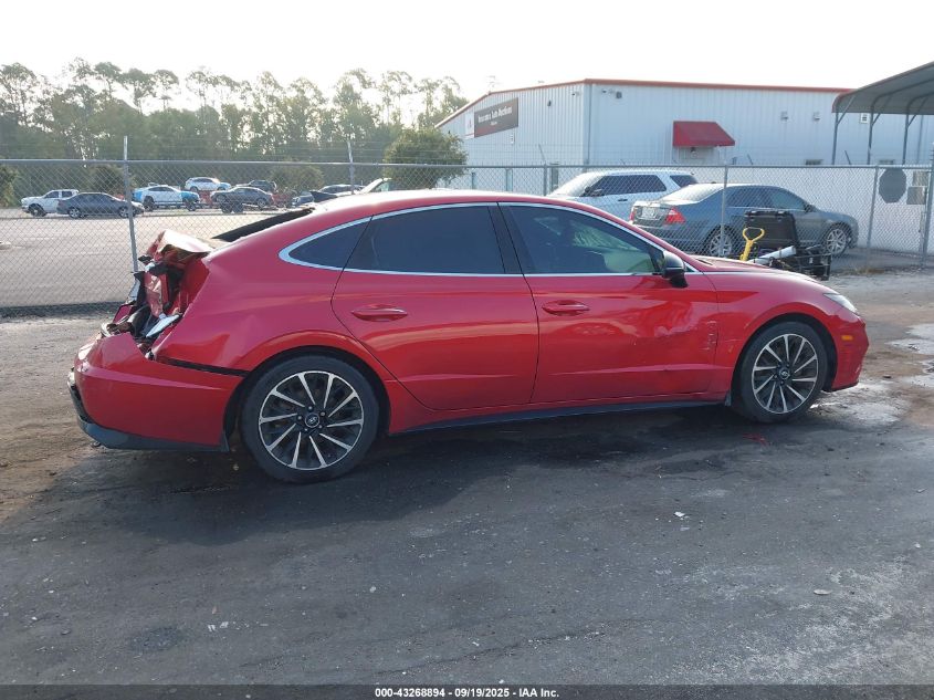 2020 Hyundai Sonata Sel Plus VIN: 5NPEJ4J22LH041537 Lot: 43268894