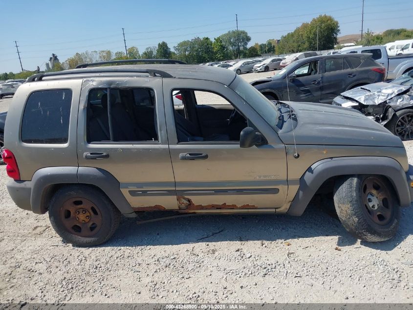 2004 Jeep Liberty Sport VIN: 1J4GL48K74W330279 Lot: 43268900