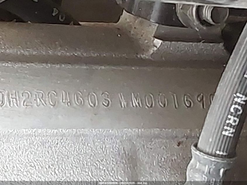 1998 Honda Vfr800 F1 VIN: JH2RC4603WM001696 Lot: 43268906