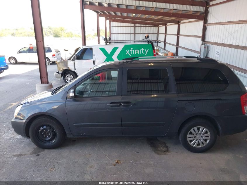 2012 Kia Sedona Lx VIN: KNDMG4C72C6496353 Lot: 43268922