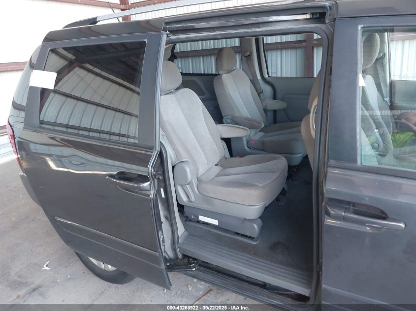 2012 Kia Sedona Lx VIN: KNDMG4C72C6496353 Lot: 43268922