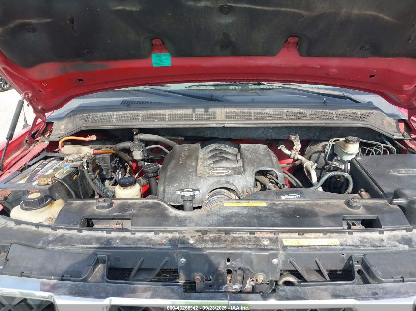 2005 Nissan Titan Se VIN: 1N6AA07B95N521198 Lot: 43268942