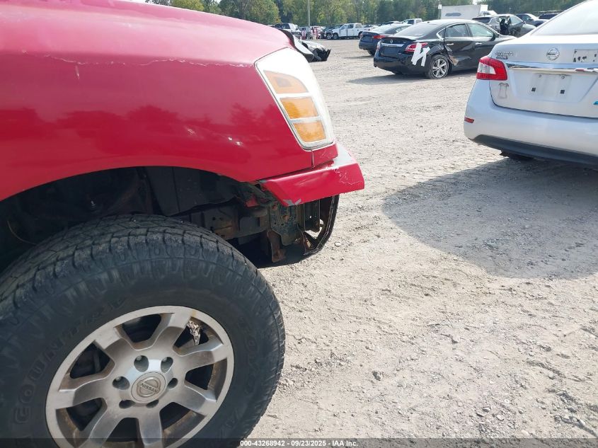 2005 Nissan Titan Se VIN: 1N6AA07B95N521198 Lot: 43268942