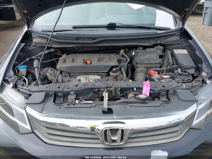 2012 Honda Civic Lx VIN: 2HGFB2F56CH331086 Lot: 43268945