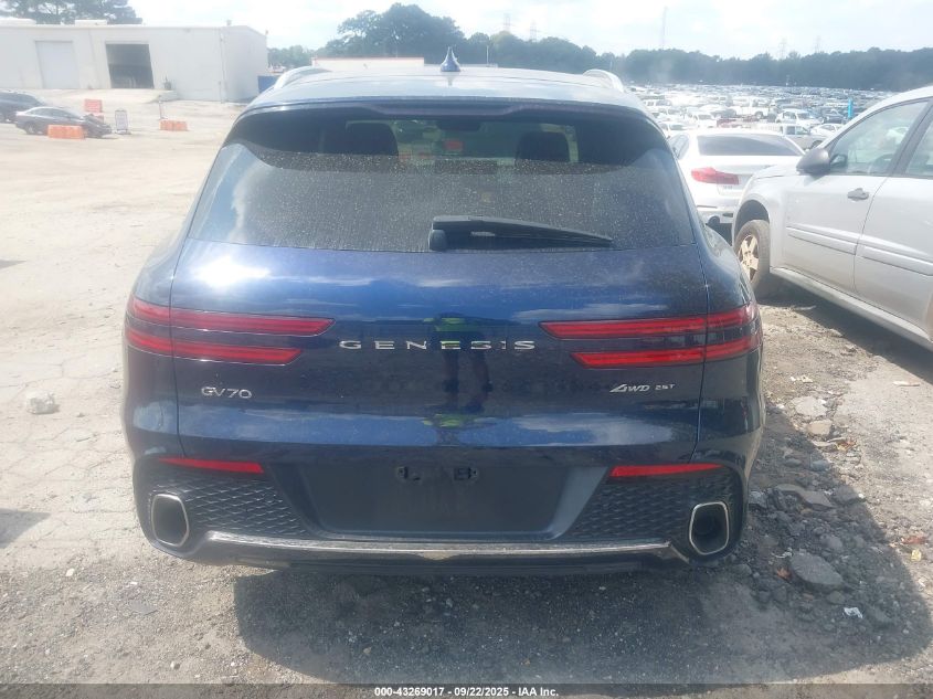 2022 Genesis Gv70 2.5T Advanced Plus Awd VIN: KMUMADTB8NU071298 Lot: 43269017