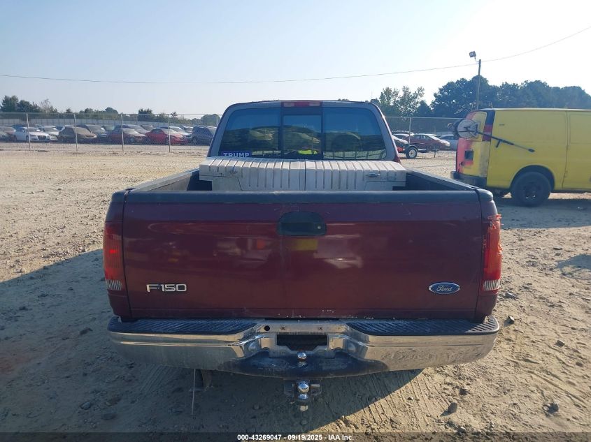 1997 Ford F-150 Lariat/Standard/Xl/Xlt VIN: 1FTDX1763VNC89799 Lot: 43269047