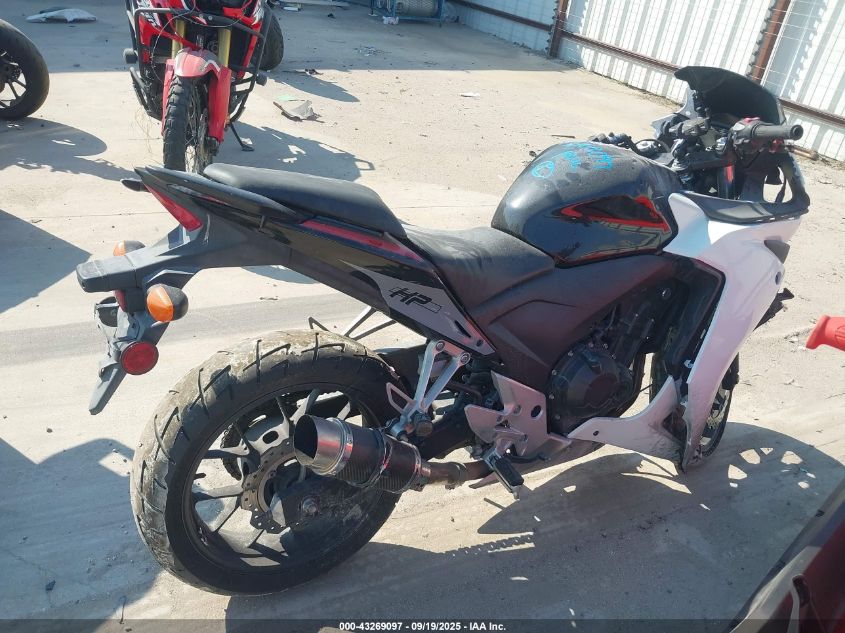 2015 Honda Cbr500 R VIN: MLHPC4464F5200500 Lot: 43269097