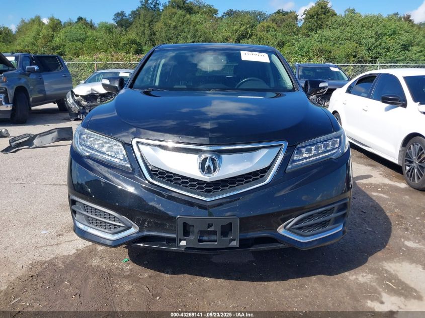 2018 Acura Rdx Acurawatch Plus Package VIN: 5J8TB4H36JL001412 Lot: 43269141