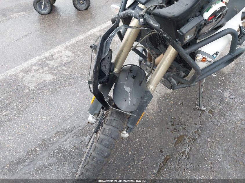 2010 BMW F800 Gs VIN: WB1022903AZU02257 Lot: 43269189