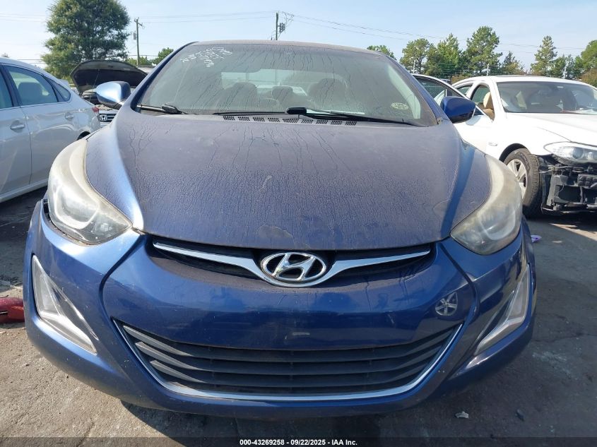 2016 Hyundai Elantra Se VIN: 5NPDH4AE7GH734546 Lot: 43269258