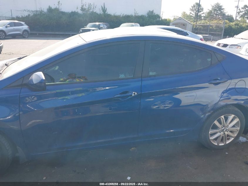 2016 Hyundai Elantra Se VIN: 5NPDH4AE7GH734546 Lot: 43269258