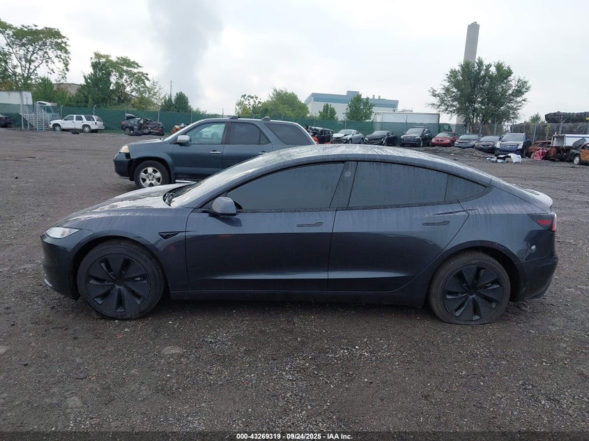 2025 Tesla Model 3 Long Range Rear-Wheel Drive VIN: 5YJ3E1EA4SF024120 Lot: 43269319