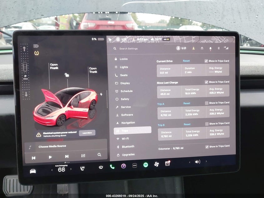 2025 Tesla Model 3 Long Range Rear-Wheel Drive VIN: 5YJ3E1EA4SF024120 Lot: 43269319