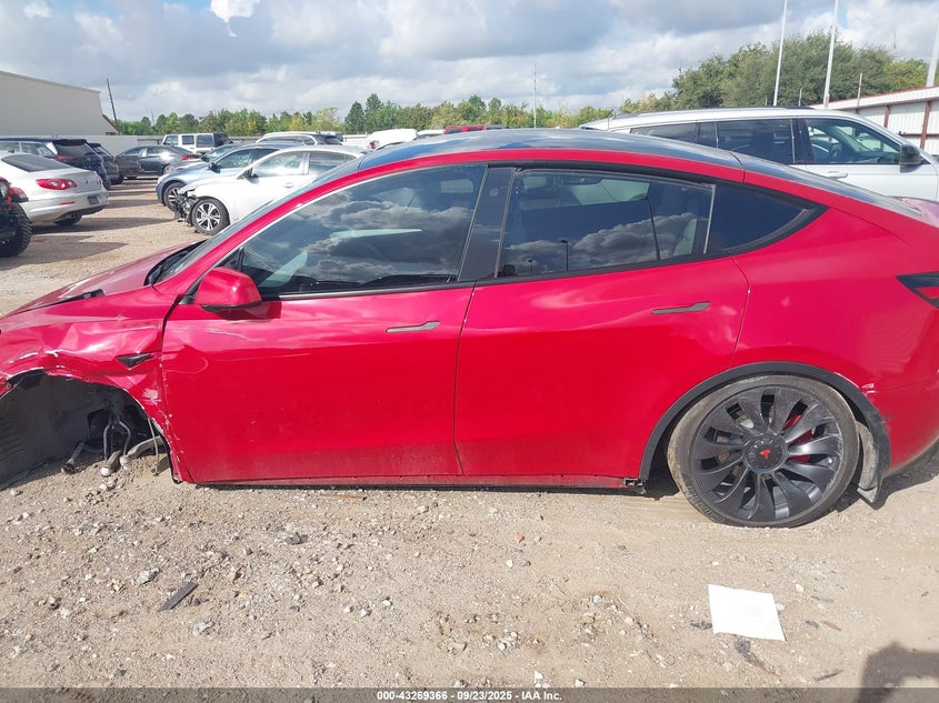 2023 Tesla Model Y Performance Dual Motor All-Wheel Drive VIN: 7SAYGDEF5PF786749 Lot: 43269366