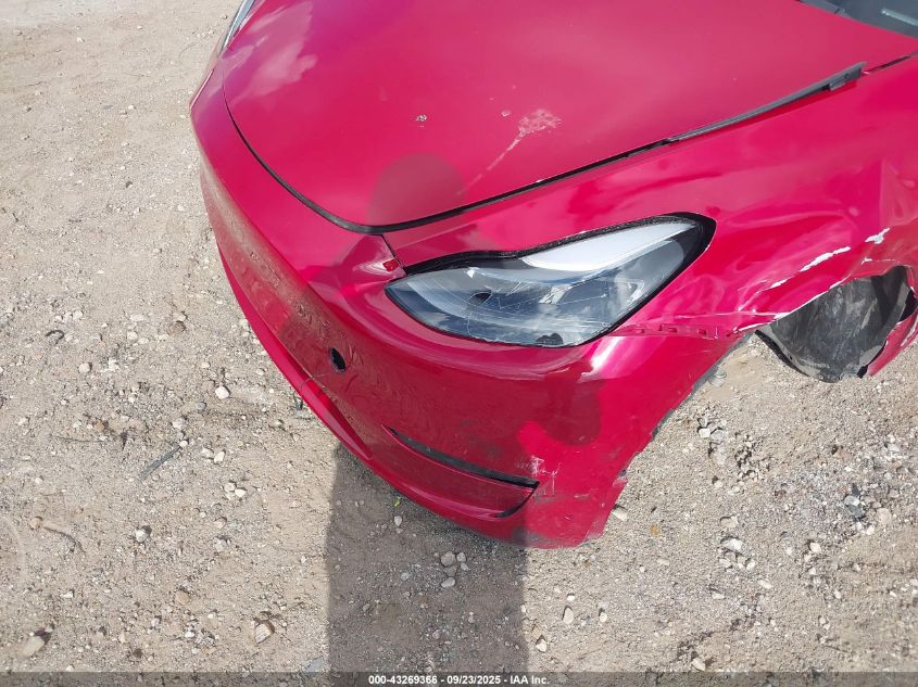 2023 Tesla Model Y Performance Dual Motor All-Wheel Drive VIN: 7SAYGDEF5PF786749 Lot: 43269366